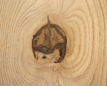 Knot Filler color-matched into a walnut surface repair