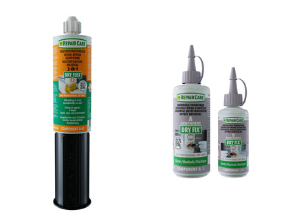 Repair Care Duo Kit: DRY FLEX 4 2-in-1 filler with DRY FIX UNI Small primer, Set A+B