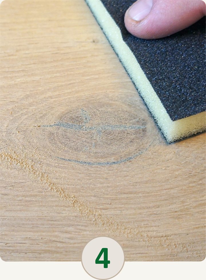 Step 4: Sand